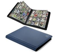 1024 Capacity Trading Card Binder, Premium Card Binder 16 Pocket, Sturdy Card Collection Album, Archival Quality Protection & Anti-Slip Spine for TCG, MTG, Sports Cards (Navy)