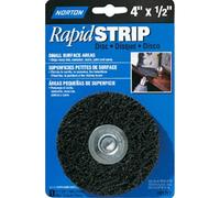 1024398 SPINDLE-MNT WHEEL 4 Norton Rapid Strip 4 in. D X 1/2 in. S Silicon Carbide Disc Spindle-Mounted Wheel 1 each (Pack of 1)