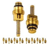 10245619 & 4882331 M10 Brass A/C Schrader Valve Core (18 Pack) - Air Conditioning Service Valve Replacement for BAS03009, MT0065, 59356, GM, Chrysler, Ford & More Vehicles