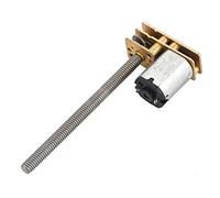 1024GA20 DC 6V 12V N20 Gear Motor with Metal Gears, High Torque Low Noise Reduction Motor, M4 Threaded 55mm Shaft for Robotics, DIY Projects, Mechanical Arms and Electronic Toys (6V 60RPM)