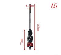 1025mm Wood Drill Bit Set with Fast Cut Auger for Carpentry and Joinery, Hex Shank High Speed Steel Spiral Woodworking Tool for Smooth Clean Holes (18mm)