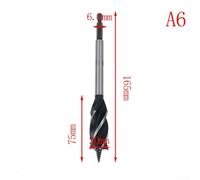 1025mm Wood Drill Bit Set with Fast Cut Auger for Carpentry and Joinery, Hex Shank High Speed Steel Spiral Woodworking Tool for Smooth Clean Holes (20mm)