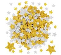 1026 Pcs Gold and Silver Star Foam Stickers Self Adhesive Large Small Stickers for DIY Scrapbooking Home Decoration Christmas