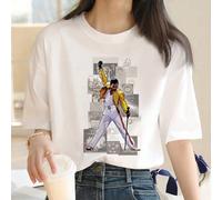 (10285, 3XL) Freddie Mercury Mecury The Queen Band Tshirt Clothing Male M