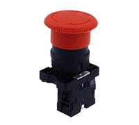 102C P172 220V 10A Red NC 22mm Emergency Stop Mushroom Push button switch XB2-ES542 Control electrical starter switch(2NO)