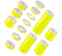 102mm | 4.0", FLUORESCENT YELLOW, Self-Adhesive Vinyl Pin Stripe Line Decal Sticker Tape, Length 9.80m | 32ft, Suitable for Cars, Vans, Motorcycles, Bikes, Models, Tuning & Styling
