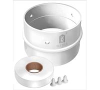 102mm 4" Universal Tumble Dryer Vent Hose Connector Adapter Joiner Ring (Tape and Studs included)