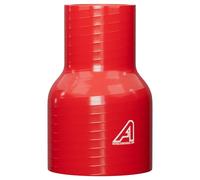 102mm > 76mm Silicone Hose Straight Reducer Red