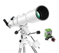 102mm Large Astronomical for Professionals, Children's Ultra-Clear Space RefractorSky Monocular Adults Kids Monoscope Xmas Gift White,C