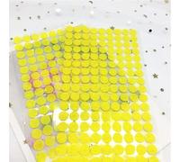102Pairs Dot Sticker Adhesive Fastener Tape Dots 10/15/20/25/30mm Strong Glue Sticker Ing Waterproof Hook Loop Tape (Color : Yellow, Size : 20mm 50pairs)