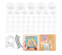102Pcs/Set Mini Action Wobbles,Self-Adhesive Springs,Small Wobblers Movers Gliders for Slider Cards;Rotating Sliding for Card Making DIY Scrapbooking Arts Projects Handmade Crafts Embellishments