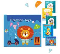 102Pcs STEM Magnetic Math Master Set, Magnetic Fraction Tiles, Fraction Tiles & Fraction Circles Set, Fraction Educational Puzzle, Educational Math Learning Manipulatives Set Gift for Boys and Girls