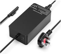 102W Laptop Charger Compatible With Surface Pro 9/8/7/6/5/4/3, Laptop 1/2/3/4/5, Go 1/2/3, Book 1/2/3, Compatible With Surface Pro Charger Microsoft Surface Charger