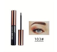 (103# Gray Brown) Semi-Permanent Waterproof Eyebrow Gel Long-Lasting Sweatproof Easy Peel-Off Brow Gel Flawless Black Brown Tattoo Eyebrow Tint Eyebrow Cream