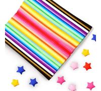 1030 Pieces Paper Strips for Crafts Paper Stars Stripes Colourful 27 | Paper Star Strips, Paper Stars Strips, Colourful, Double-Sided Origami Paper Strips, Double-Sided Paper for School