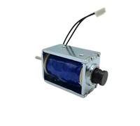 1037 DC 12V 24V Push Pull Type Open Frame Electromagnet Force Travel 5mm Double Keeping 1Pcs(12V)