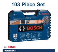 Bosch 2608594070 Mixed Accessory Set (103 Piece), Black