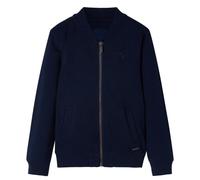 (104 (3-4y)) Kids' Sweatshirt with Zip Children Toddler Pullover Kids' Sweatshirt Navy