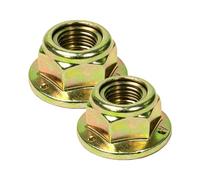 104-8301 Flange Lock Nut Compatible with Toro Exmark mowers, 3/8-16, 2 Pack