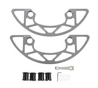 104 BCD Chainring Guard 34-36T | Aluminum Alloy Mountain Chain Protector | Helps Avoid Scratches & Damage from Rocks/Trail Debris | Easy Installation, Lightweight Cover (Ti Color)