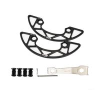 104 For BCD Bike Chainring Guard, Strong Aluminum Alloy Construction, Protects Sprocket from External Damage, Easy to Mount (Black 34-36T)