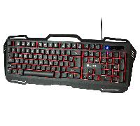 104 Keys Cold Metal Steel LED USB Wired Gaming PC Keyboard Computer