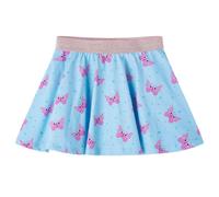 (104) Kids' Skirt Children's Skater Skirt Children Short Skirt Butterfly Print Blue