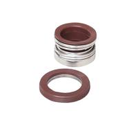104 Model Mechanical Seal Single Coil Spring Shaft for Water Pump | Fits 16/17/18/19/20/22/25-45mm. Single coil spring seal for water pump. Rubber material.(Alloy - Alloy - FKM,104-22)