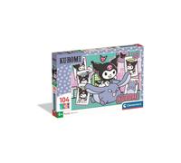 104 Piece Puzzle - Clementoni - Kuromi - Children's Puzzle - From 6 Years Old - Super Color Pieces