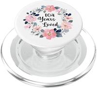 104 Years Loved 104th Birthday Floral 104 Year Old Men Women PopSockets PopGrip for MagSafe