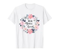 104 Years Loved 104th Birthday Floral 104 Year Old Men Women T-Shirt