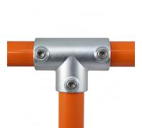 104D Long Tee Key Clamp Fittings for Standard 48.3mm Tube | Heavy Duty Galvanized Iron Handrail, Railing & Scaffold Tube Clamps
