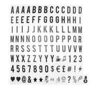 104pcs Cinematic Lightbox Replacement Letters