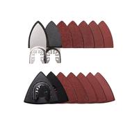 104Pcs Oscillating Tool Detail Sanding Pads, 100Pcs Sandpaper