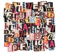 104Pcs Retro Stickers,Self Adhesive Alphabet Letter Stickers for Scrapbook | Scrapbook Supplies,Scrapbook Stickers,Mini Stickers for Travel Scrapbook,DIY Initial Letters,Cool Stickers for Journals