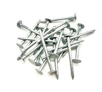 104PCS x 40mm Clout Nails Galvanised Large Head 200g Pack Roofing Felt Nails and Tacks for Sheds, Huts, Hutches.