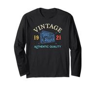 104th Birthday Born 1921 Women 104 Year Old Men 104 Birthday Long Sleeve T-Shirt