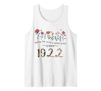 104th Birthday Making The World A Better Place Since 1922 Tank Top