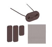 104x privacy screen mounting kit brown