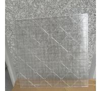 104x104 Pins Fuse Pegboards 2.6mm Beads, DIY Hama Beads Pegboards, Melty Beads Square Peg Boards Kit for DIY Craft(Clear Draw Line)