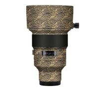 105 1.4 Camera Lens Skin Anti-Scratch Sticker for Sigma 105mm F1.4 DG fit for Sony Mount Coat Vinyl Protective Film Decals(Wave Gold)