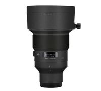 105 1.4 Camera Lens Skin Anti-Scratch Sticker for Sigma 105mm F1.4 DG fit for Sony Mount Coat Vinyl Protective Film Decals(Leather Black)