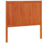 vidaXL Headboard Wax Brown 100 cm Solid Wood Pine, Brown