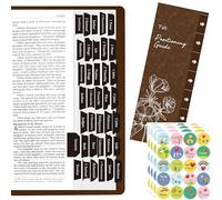 105 Bible Indexing Tabs, Laminated Bible Tabs Bible Book Index Tabs, Bible Labels Tabs, Easy to Read and Apply Bible Tabs for Women and Man, 80 Christian Faith Sticker with Bonus Aligning Guide(Black)