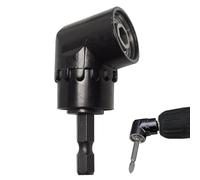 105° Degree Right Angle Drill Attachment, Multi-Function Angle Drill 1/4 Inch Hex Shank Magnetic Bit Socket Extension, Right Angle D rill for Manual Screwdriver Electric Screwdriver