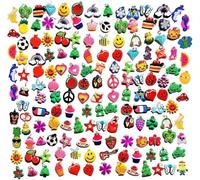 105 PCS Silicone Charms for Rubber Loom Band,Silicone Charms,Bracelet Charms,Loom Rubber Bands Charms,Bracelet Pendant (105 PCS)