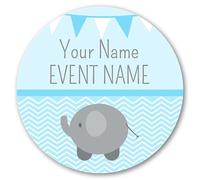 105 Personalised Baby Shower Party Gift Thanks For Coming Stickers 37mm Primary Teaching Services