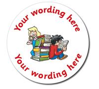 105 Personalised Reading Comprehension Childrens Pupils Motivational School Praise Teachers Reward Stickers 37mm Primary Teaching Services