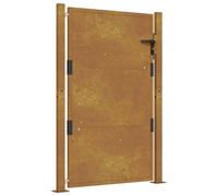 (105 x 155 cm) vidaXL Garden Gate Patio Outdoor Driveway Gate Fence Gate Fence Corten Steel