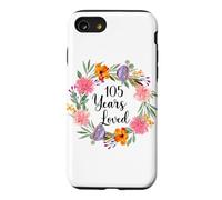 105 Years Loved 105th Birthday Floral 105 Year Old Men Women Case for iPhone SE (2020) / 7/8
